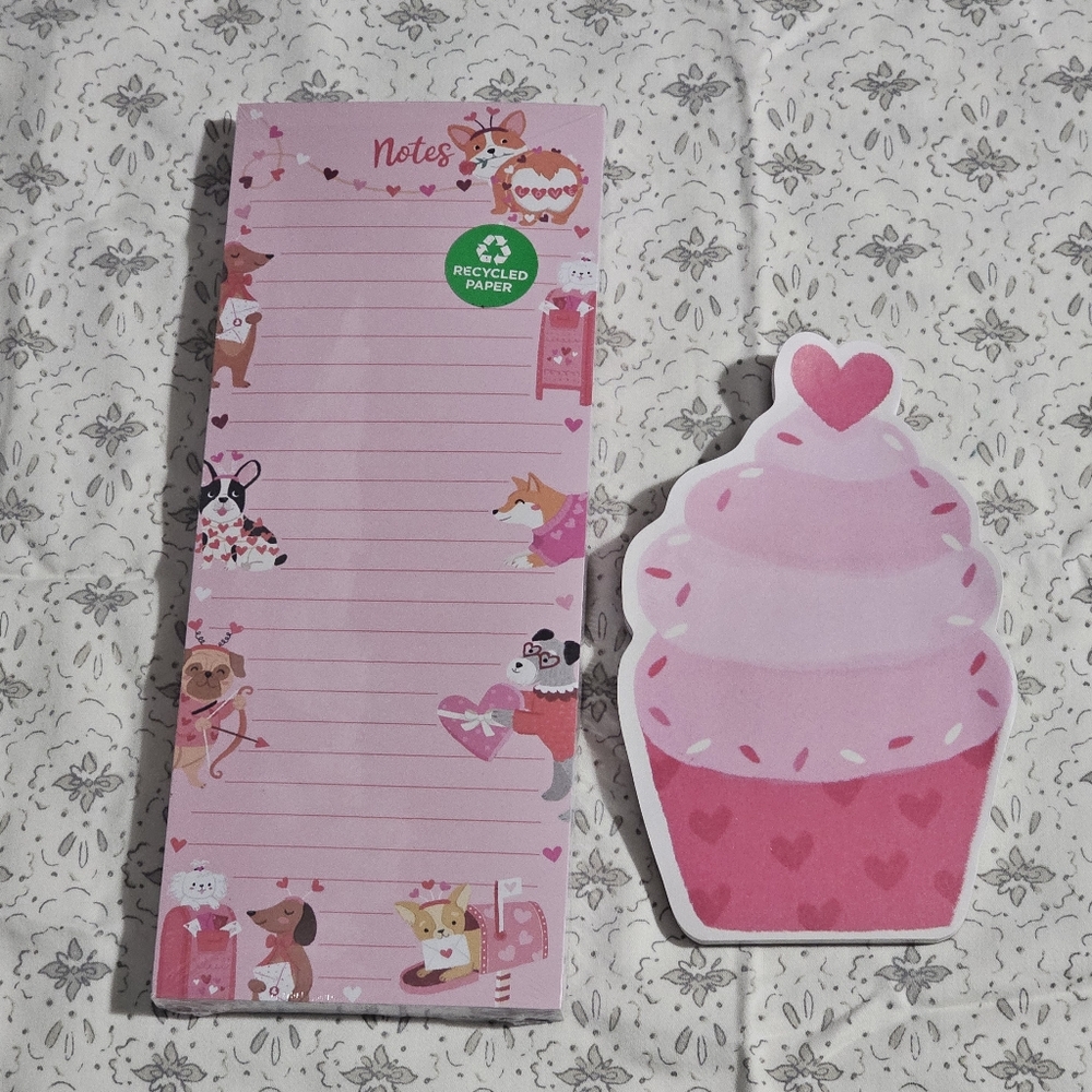 Clementine Valentine's Dogs Magnetic Notepad